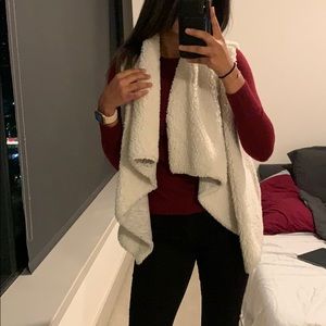 Abercrombie and Fitch Fur Vest